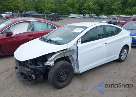 2016 Hyundai Elantra Se from USA, damaged, VIN 5NPDH4AE1GH742724